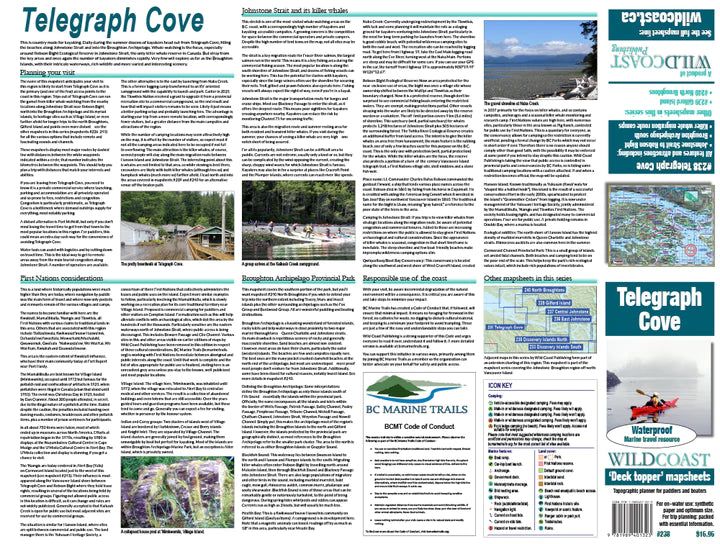 238 Broughton-Johnstone Kayaking and Boating Map BestCoast Outfitters