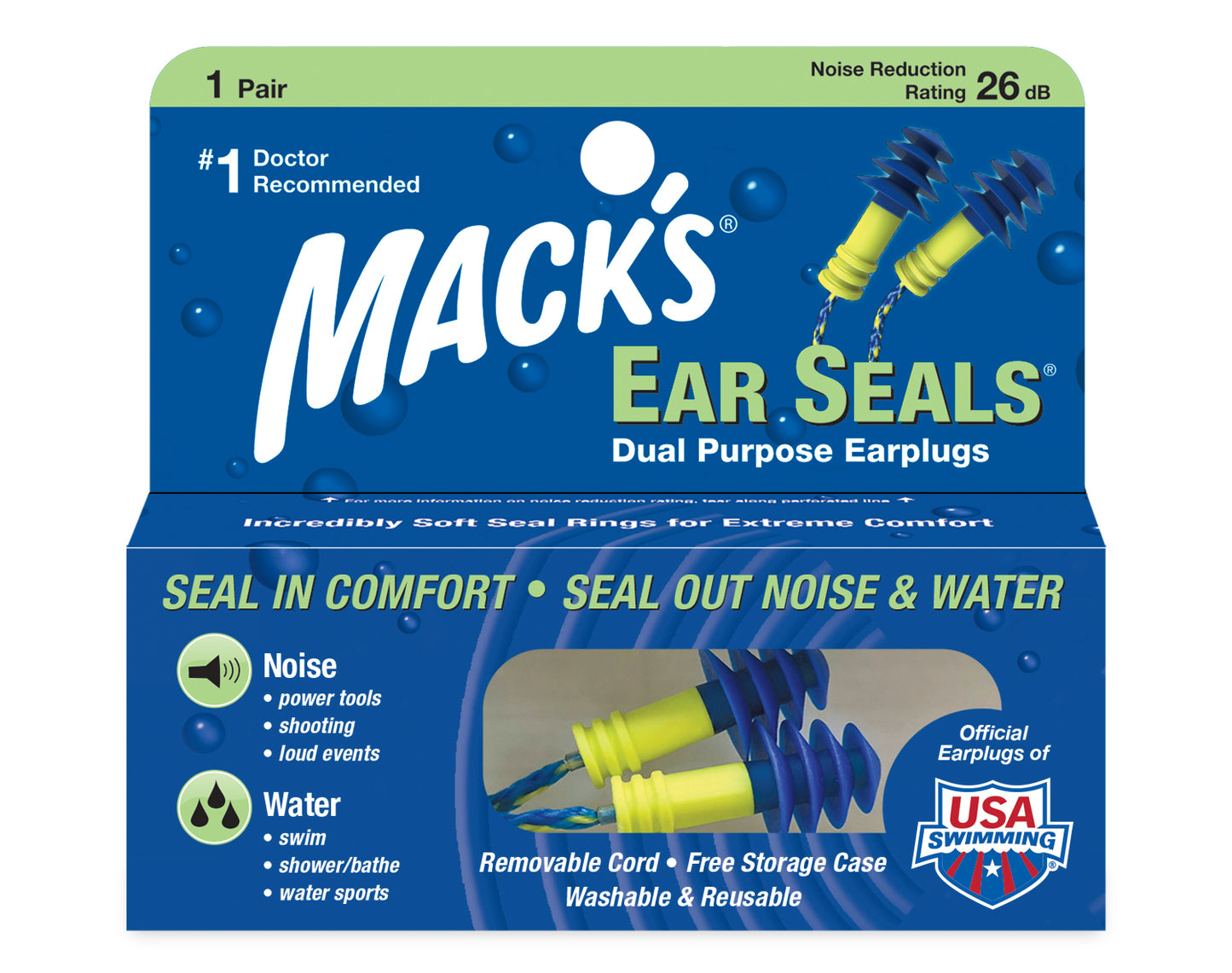 Mack's Ear Seals Ear Plugs