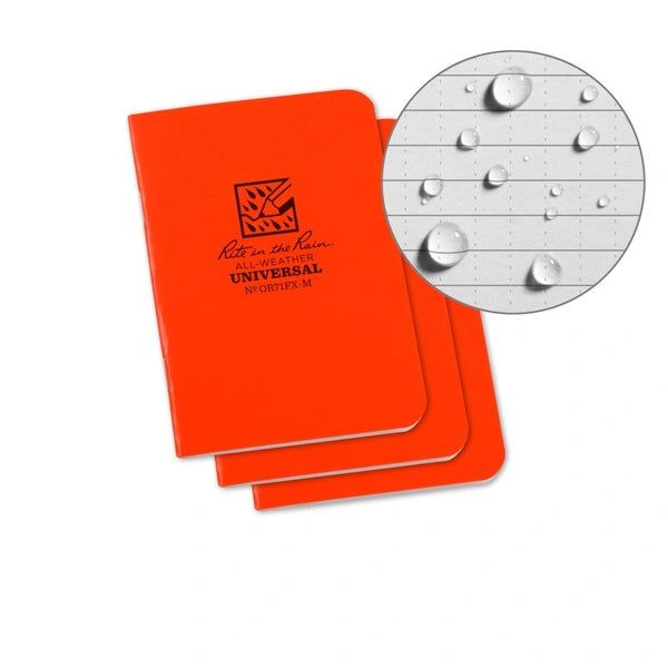 Rite in the Rain Field Flex Cover Side Staple notebook (3-pack) BestCoast Outfitters