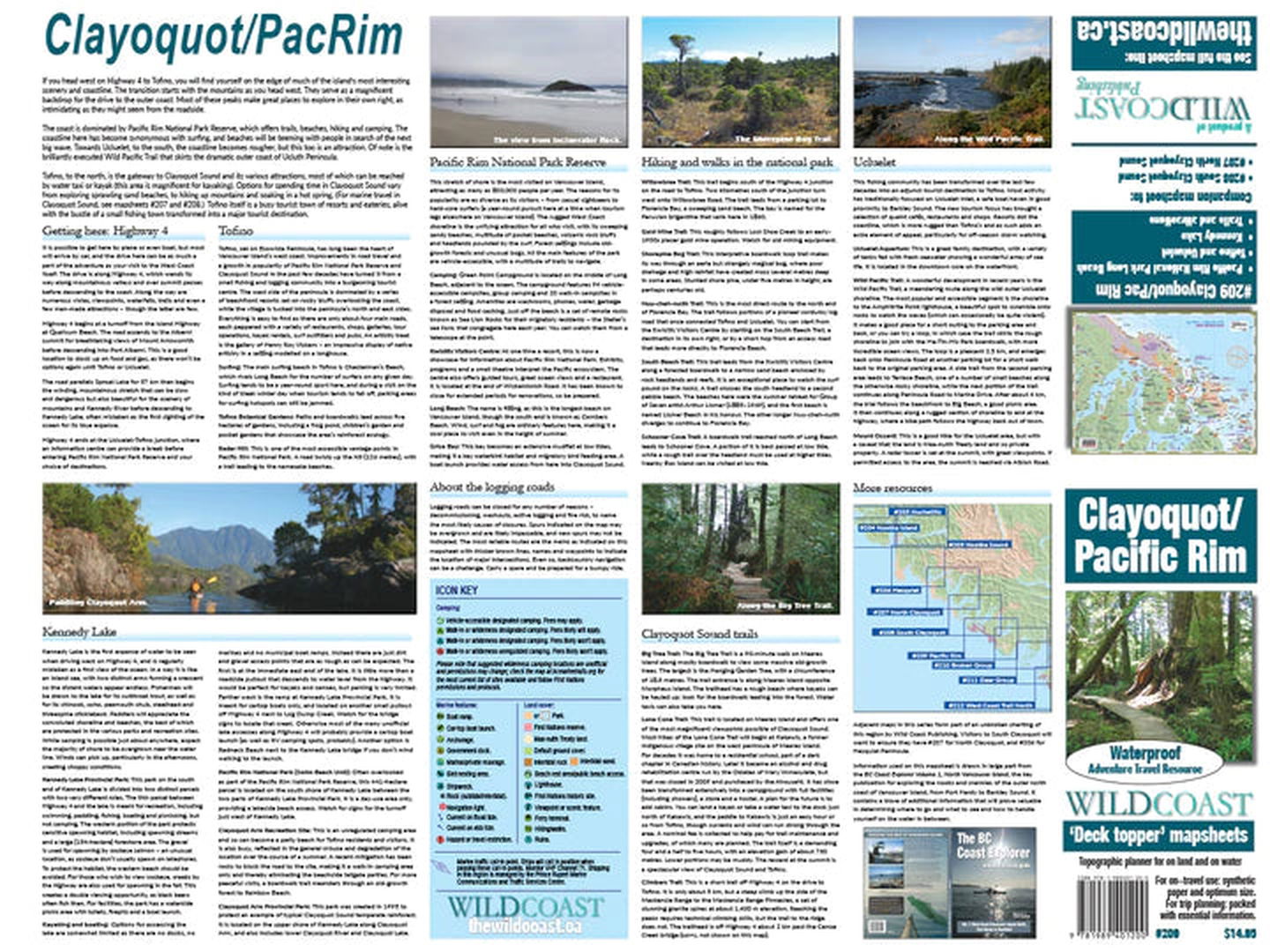 209 Clayoquot/Pacific Rim National Park Exploration Map BestCoast Outfitters