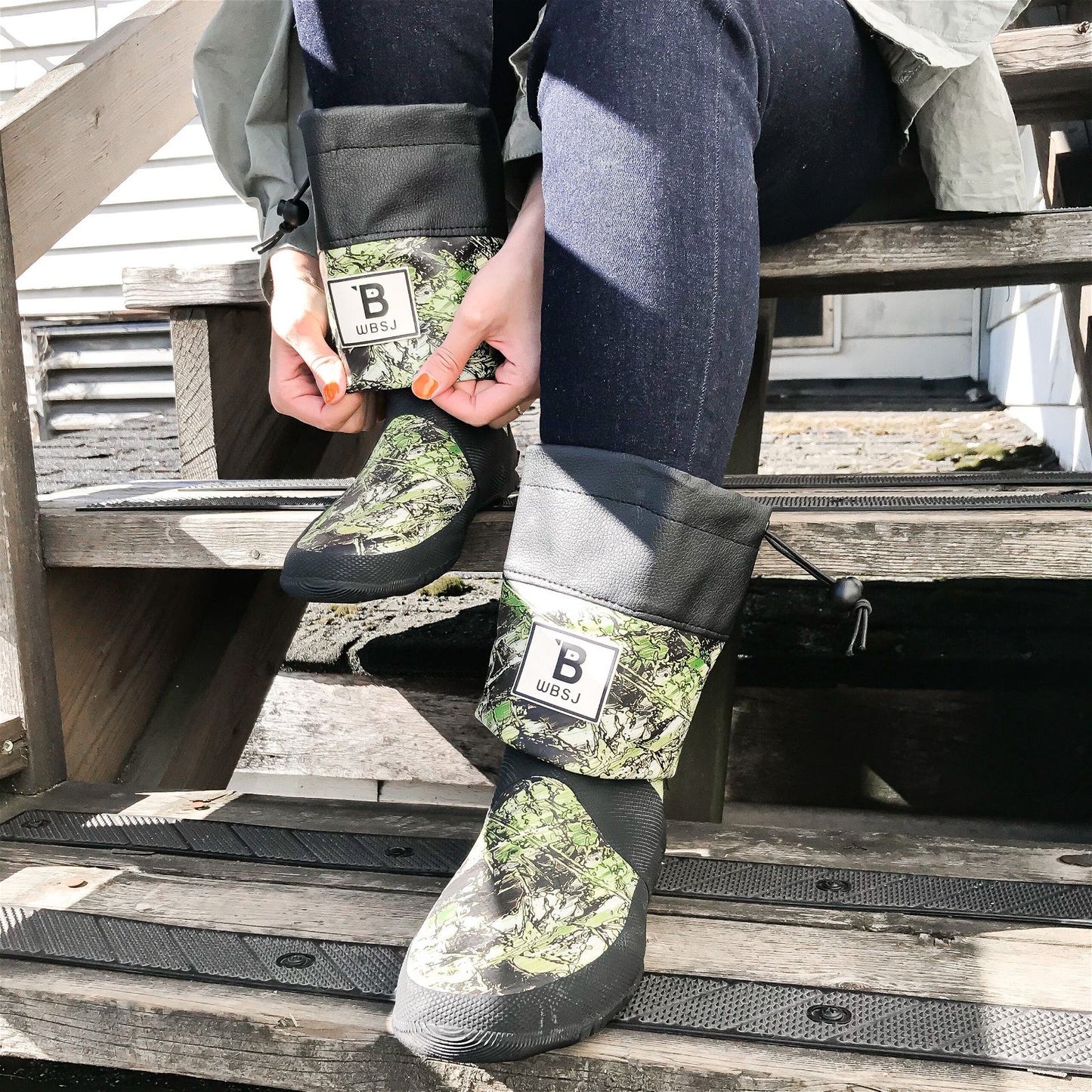 WBSJ Rain Boots Camoflage BestCoast Outfitters