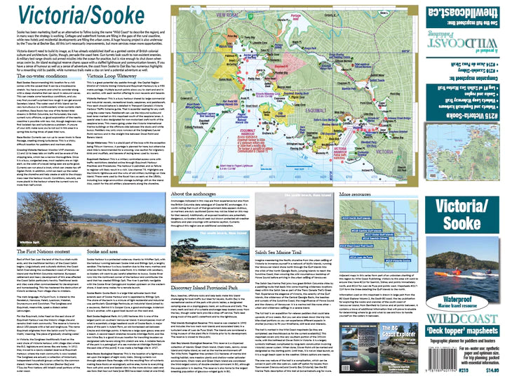 215 Victoria-Sooke Kayaking and Boating Map