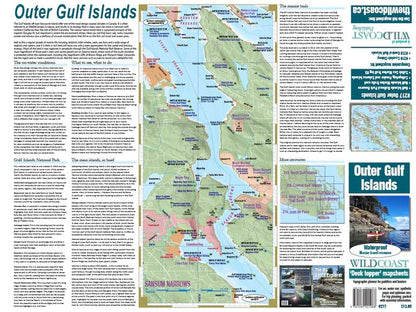   217 Outer Gulf Islands Kayaking and Boating Map  BestCoast Outfitters 