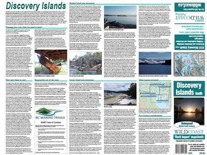   233 Discovery Islands South Kayaking and Boating Map  BestCoast Outfitters 