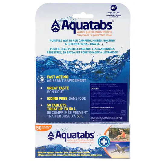 Aquatabs  Aquatabs Water Purification 50 x 1L Tablets  BestCoast Outfitters 