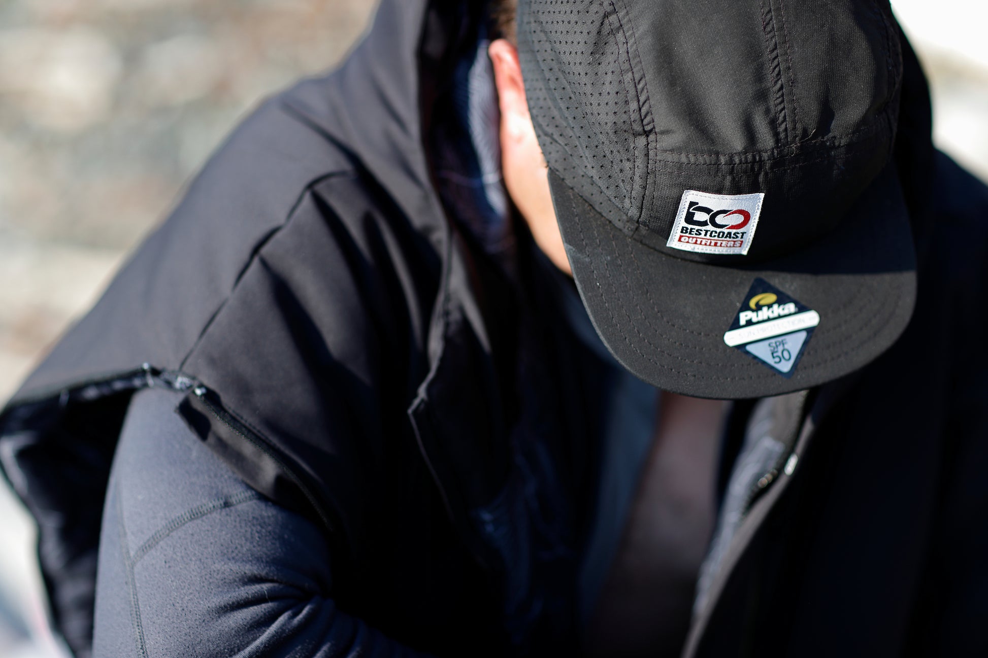 BestCoast Outfitters Logo hat black SPF 50