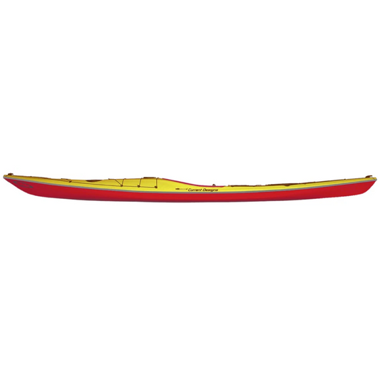 Current Designs  Karla Fiberglass (Yellow/Red/Grey) - Heavy Water Layup  BestCoast Outfitters 