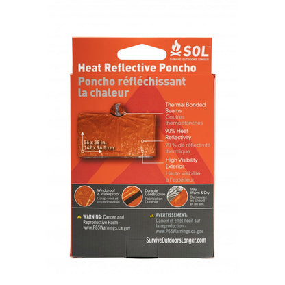   Heat Reflective Poncho  BestCoast Outfitters 