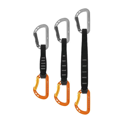 Assorted Petzl Spirit Quickdraw (Secure Carabiner + Sling)