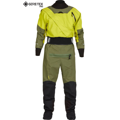 NRS  Men's Axiom GORE-TEX Pro - NRS Dry Suit (Chartreuse)  BestCoast Outfitters 