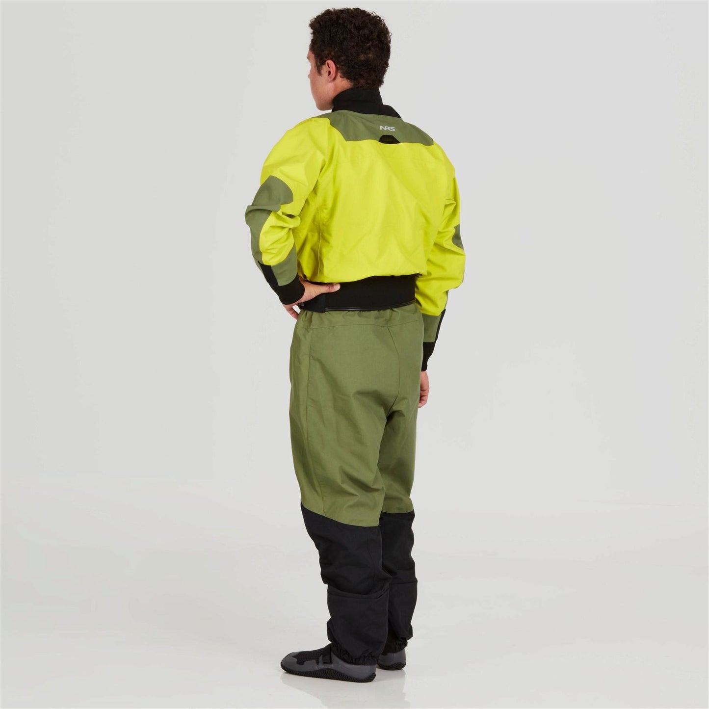  Men's Axiom GORE-TEX Pro - NRS Dry Suit (Chartreuse)  BestCoast Outfitters 