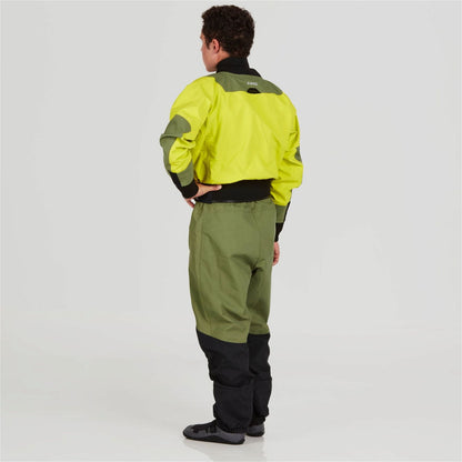   Men's Axiom GORE-TEX Pro - NRS Dry Suit (Chartreuse)  BestCoast Outfitters 