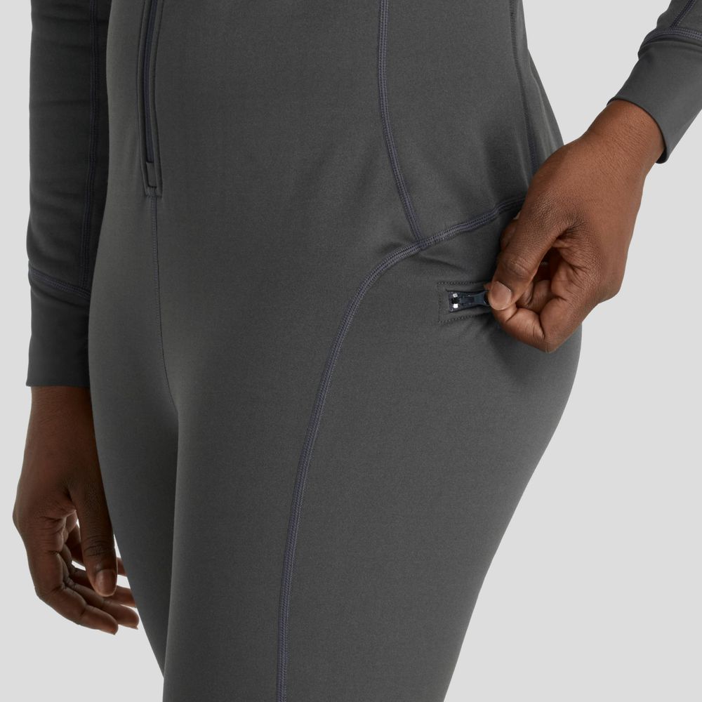 NRS Expedition Weight Union Suit zipper