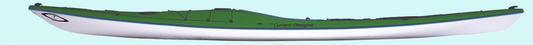 Sisu fiberglass kayak - Green