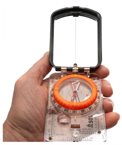 Sol Sighting Compass with Mirror