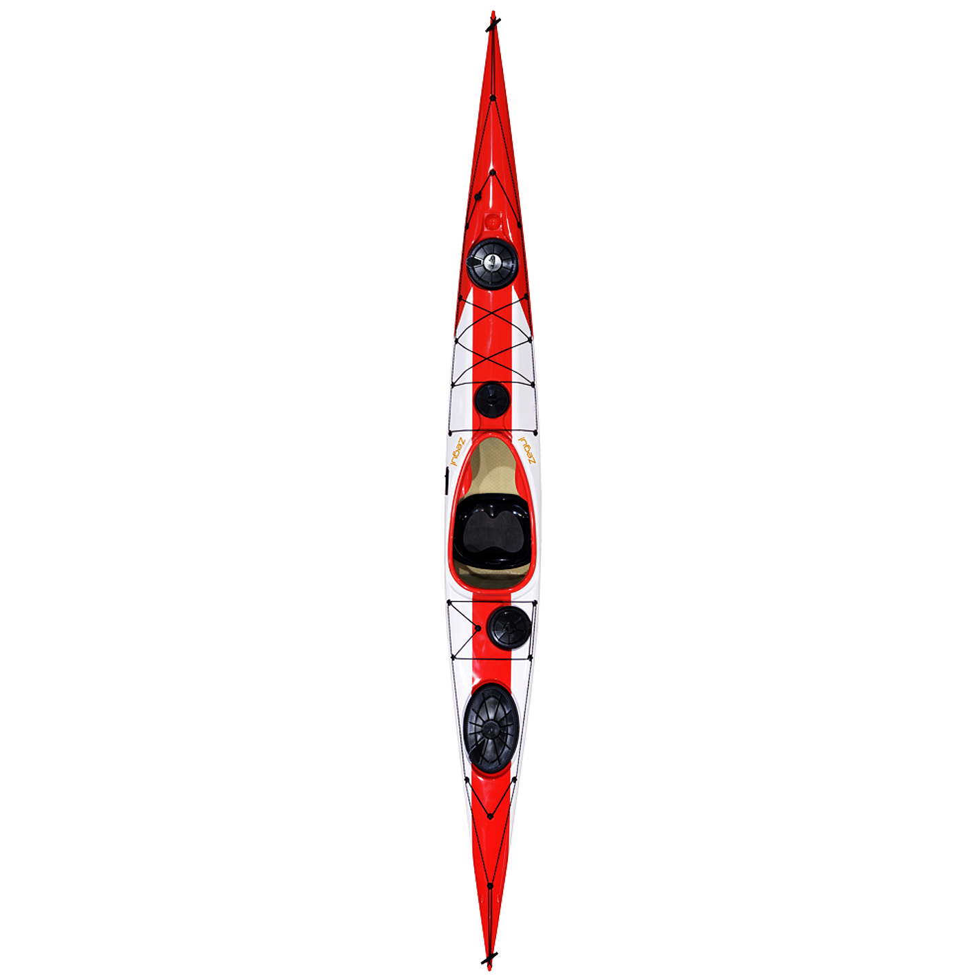 Zegul  Play HV A-Core - White/Red/White  BestCoast Outfitters 