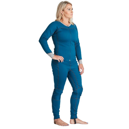 NRS  Women's Expedition Weight Union Suit Poseidon  BestCoast Outfitters 