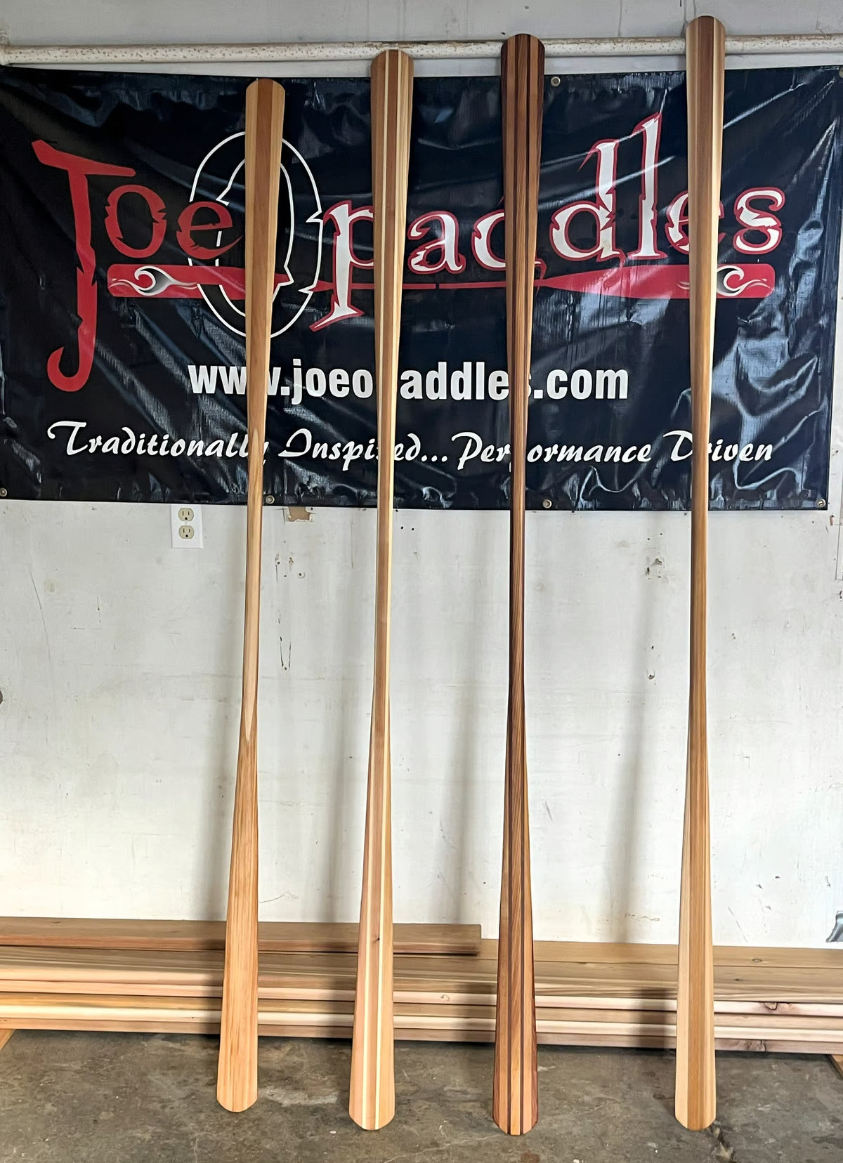 1 Piece laminated Greenland Paddle