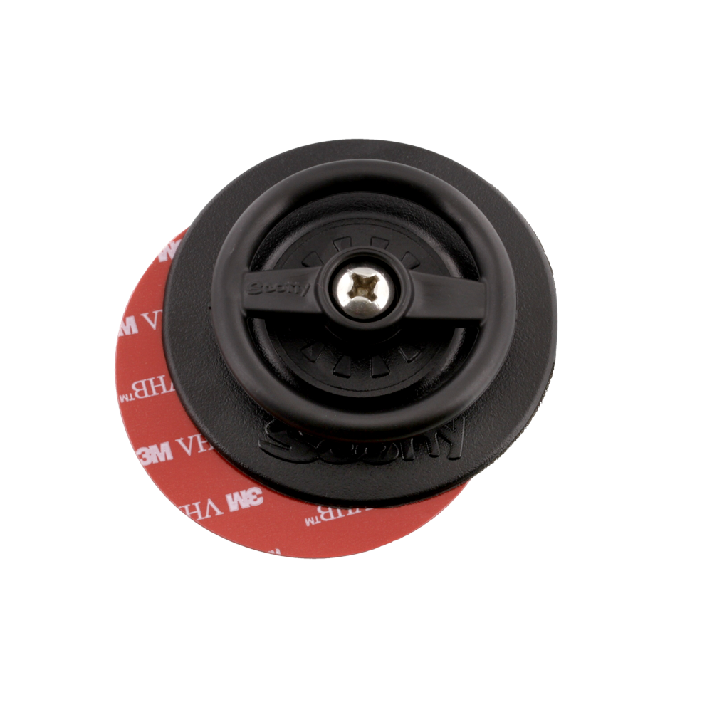 443 Flexible D-Ring with Stick-On Accessory Mount (3")