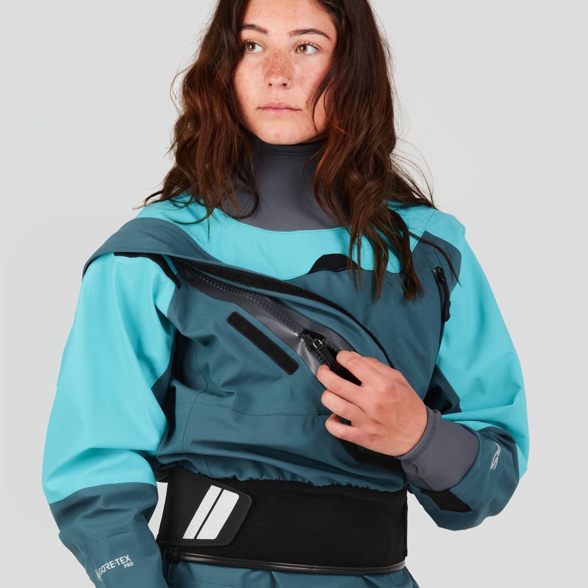 Women's Axiom GORE-TEX Pro Dry Suit Mediterranea/Aqua